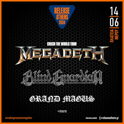 Οι Megadeth στο Release Athens 2024