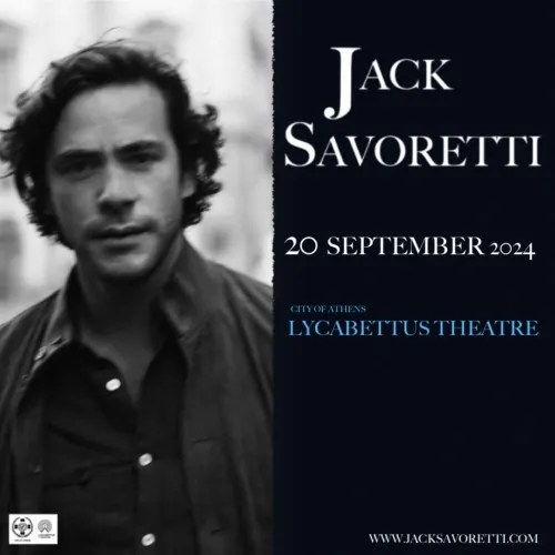 Ο Jack Savoretti στο Δημοτικό Θέατρο Λυκαβηττού