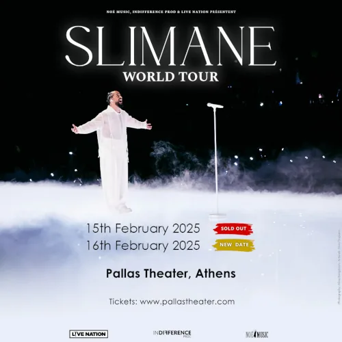 Slimane Live στο Θέατρο Παλλάς