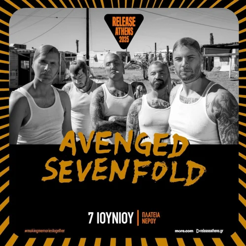 Release Athens 2025 | Avenged Sevenfold and more
