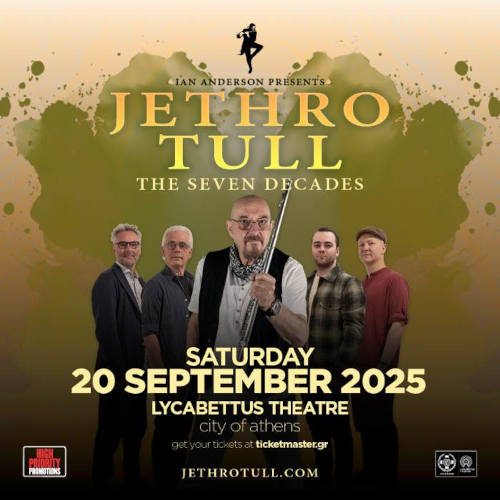 Jethro Tull Live στο Δημοτικό Θέατρο Λυκαβηττού
