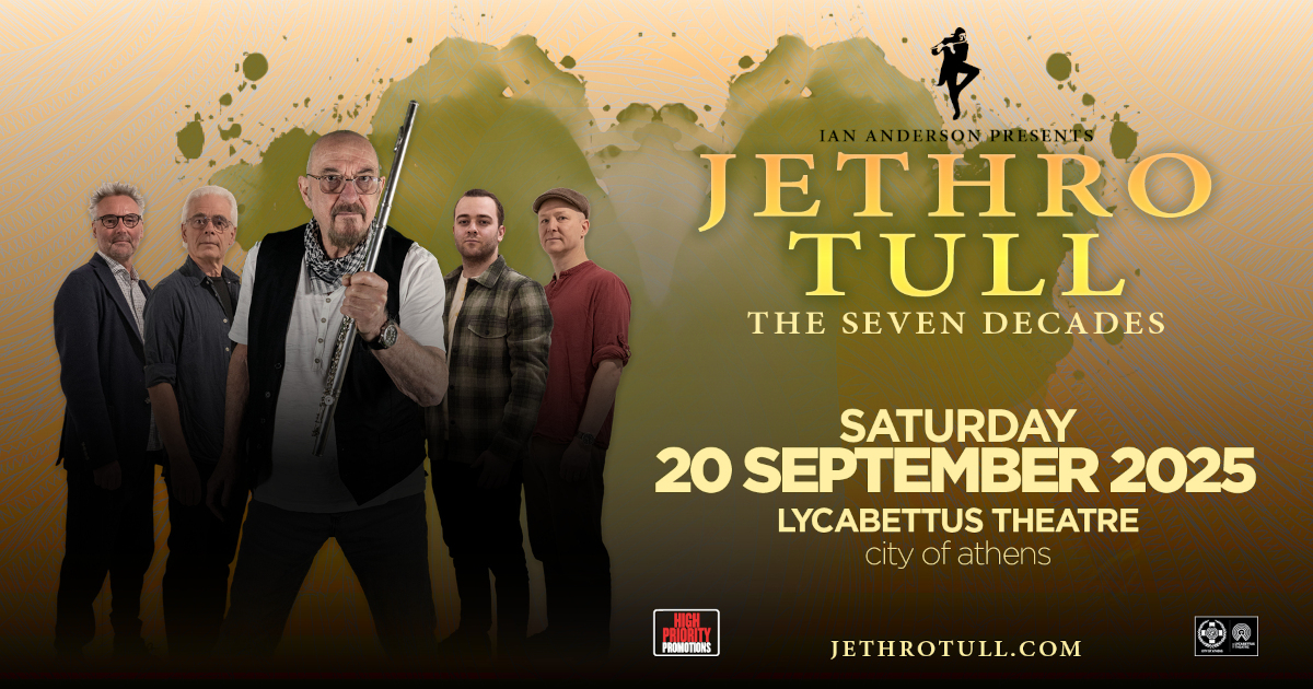 Jethro Tull Live στο Δημοτικό Θέατρο Λυκαβηττού